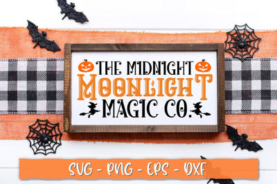 The midnight moonlight magic co. Sign SVG SVG Shetara Begum 