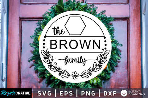 The miller family SVG Design SVG Regulrcrative 