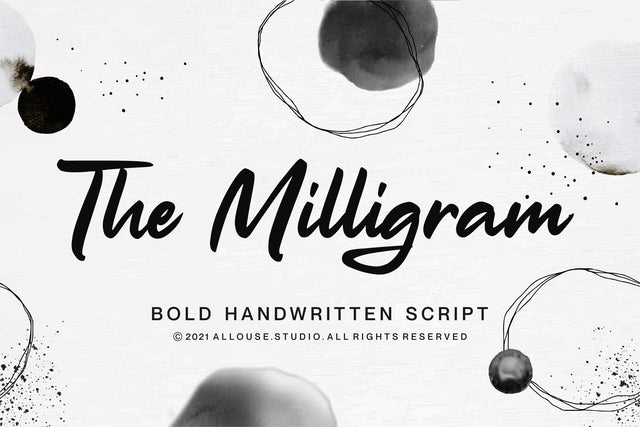 The Milligram Font Allouse.Studio 