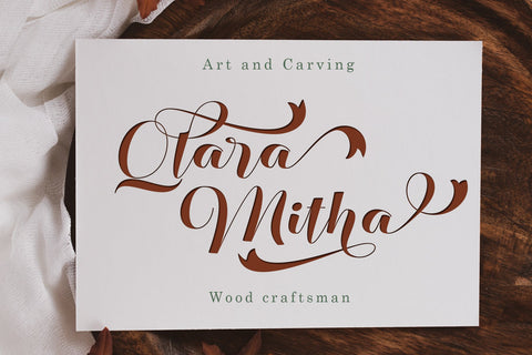 The Modem Script Calligraphy Font Sulthan studio 