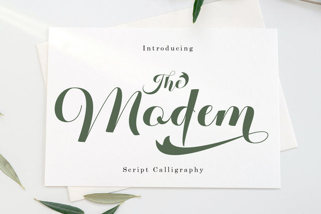 The Modem Script Calligraphy Font Sulthan studio 