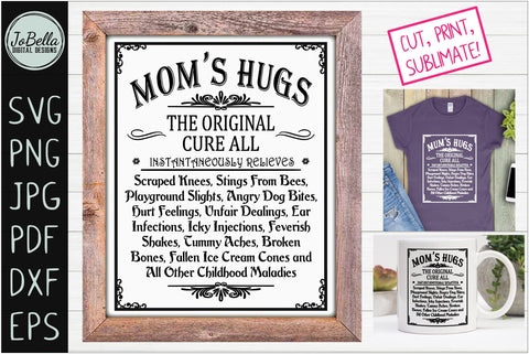 The Mom and Mum Mother's Day Bundle SVG JoBella Digital Designs 