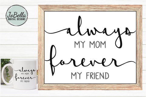 The Mom and Mum Mother's Day Bundle SVG JoBella Digital Designs 