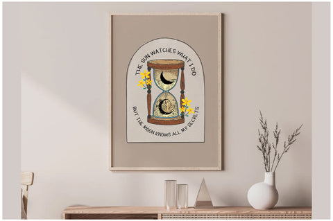 The Moon Knows All My Secrets Sublimation Sublimation Jagonath Roy 