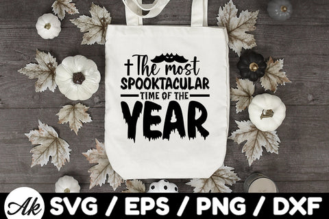 The most Spooktacular time of the year svg SVG akazaddesign 