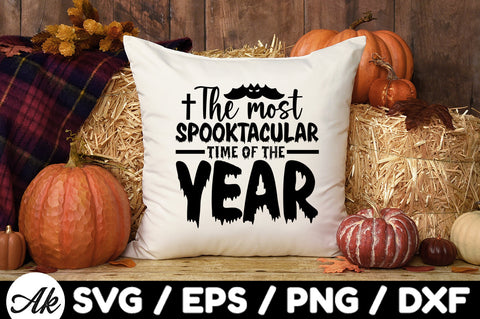 The most Spooktacular time of the year svg SVG akazaddesign 