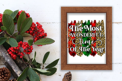 The Most Wonderful Time of the Year I Christmas Sublimation Sublimation Happy Printables Club 