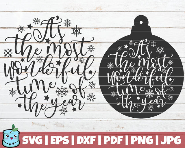 The Most Wonderful Time Of The Year SVG MintyMarshmallows 