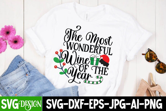 The Most Wonderful Wine Of the Year SVG Cut File SVG BlackCatsMedia 