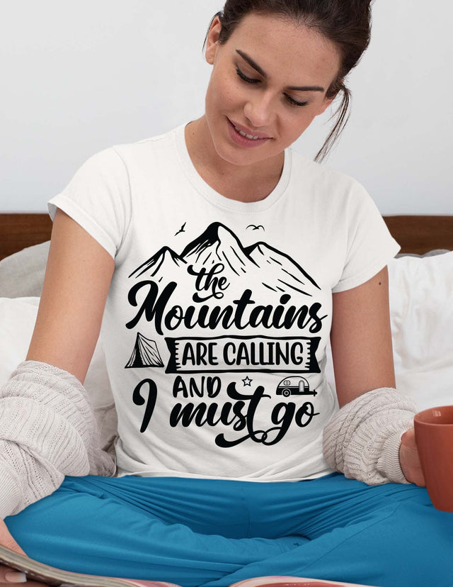 The mountains are calling and i must go svg, mountains svg, adventure svg, adventure t shirt, cut files, family trip t shirt, adventure cricut SVG Isabella Machell 
