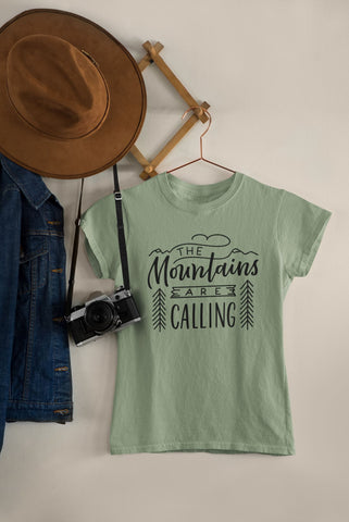 The Mountains Are Calling Hand Lettered SVG Cut Files SVG Cerebrations 