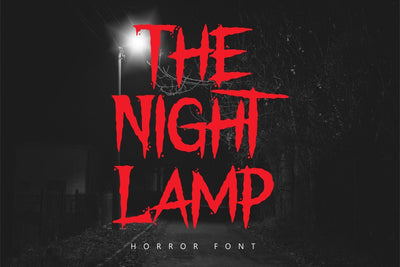 The Night Lamp - Halloween Font Font PutraCetol Studio 