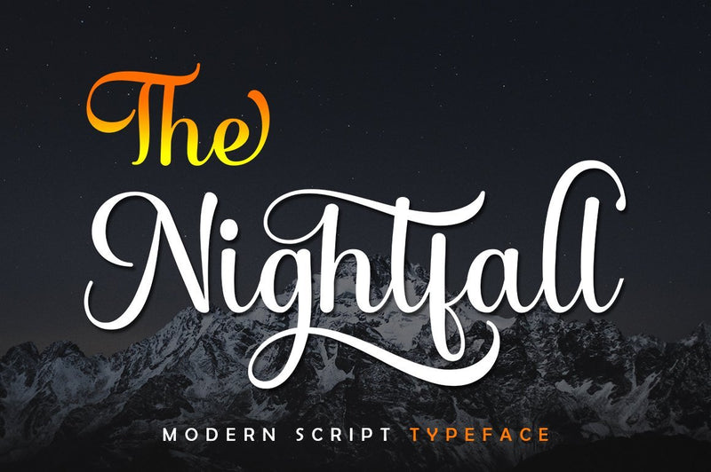 The Nightfall Font Muhajir 
