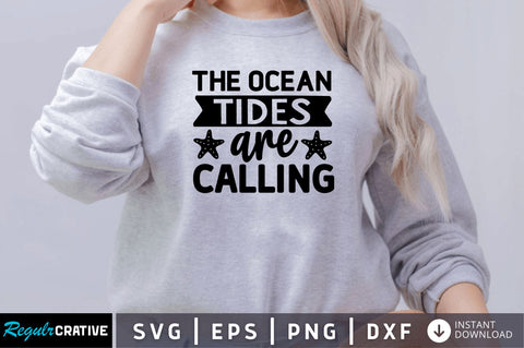 The ocean tides SVG SVG Regulrcrative 