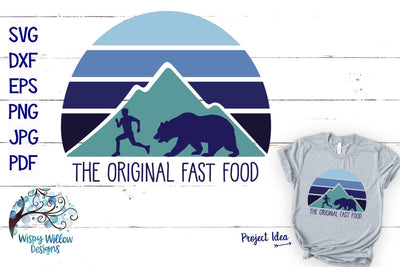 The Original Fast Food | Outdoor Camping | SVG Cut File SVG Wispy Willow Designs 