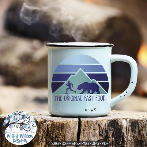 The Original Fast Food | Outdoor Camping | SVG Cut File SVG Wispy Willow Designs 