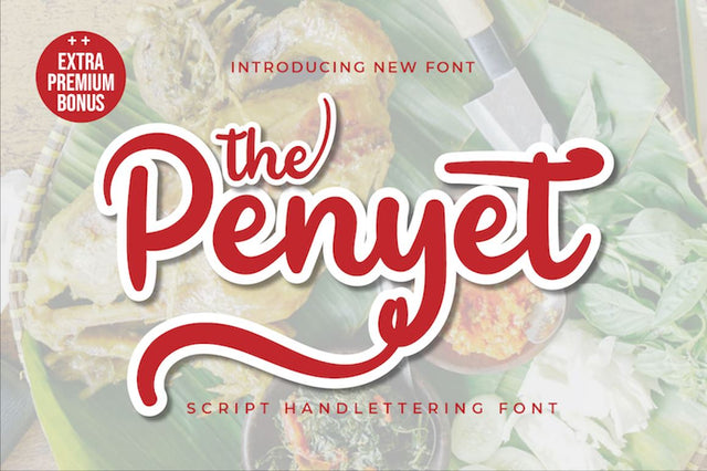 The Penyet Font twinletter 