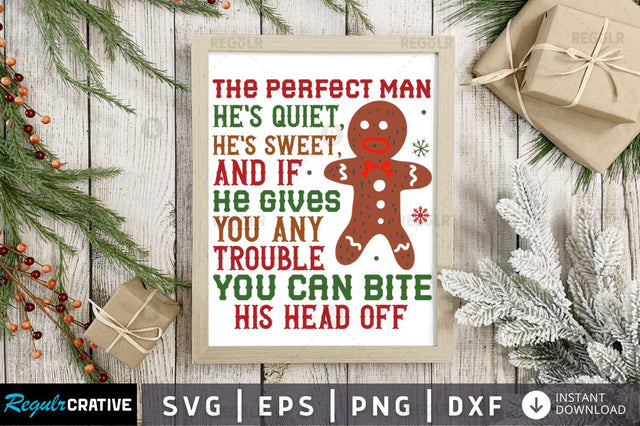 The perfect man he SVG SVG Regulrcrative 