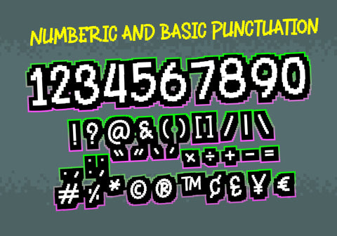 The Pixel Font BB Digital Arts 