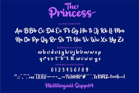 The Princess Font twinletter 
