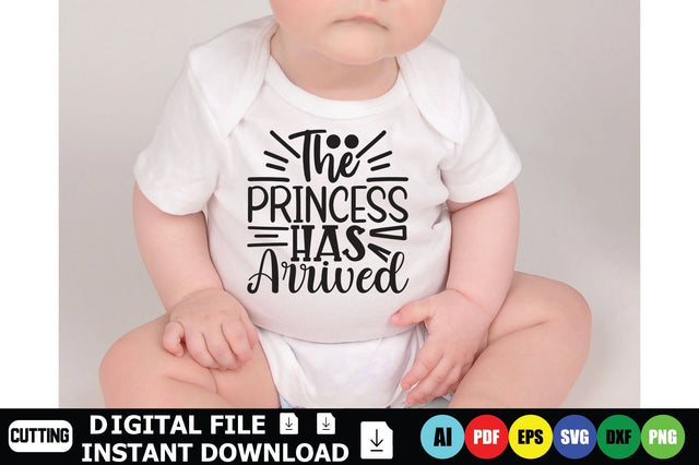 The Princess Has Arrived SVG Shahin alam 