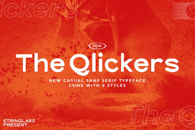 The Qlickers - Casual Sans Serif Font Font StringLabs 