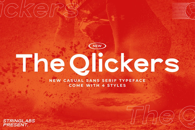 The Qlickers - Casual Sans Serif Font Font StringLabs 