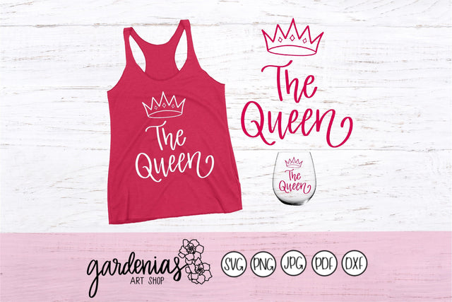 The Queen SVG Gardenias Art Shop 