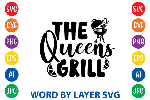 The Queens Grill, SVG CUT FILE SVG Rafiqul20606 