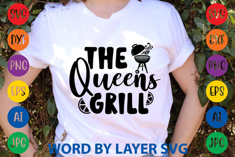 The Queens Grill, SVG CUT FILE SVG Rafiqul20606 