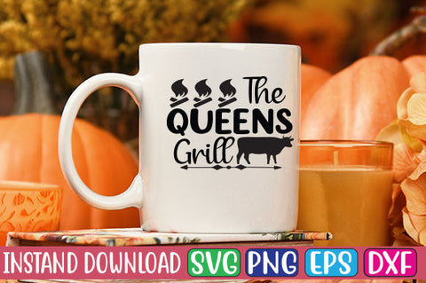 The Queens Grill SVG Cut File SVGs, Quotes and Sayings, Food & Drink, Holiday,On Sale, SVG Studio Innate 