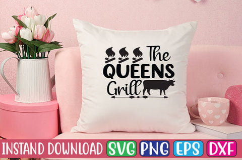 The Queens Grill SVG Cut File SVGs, Quotes and Sayings, Food & Drink, Holiday,On Sale, SVG Studio Innate 