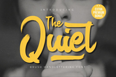 The Quiet Font twinletter 