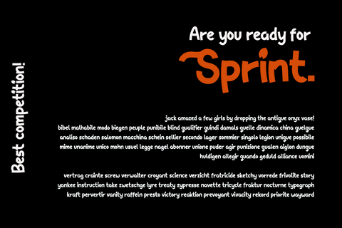 The Raink Font twinletter 