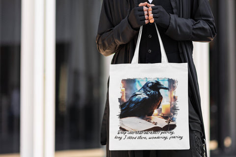 The Raven Halloween Literature Quote PNG for sublimation Sublimation Angel on Empire 