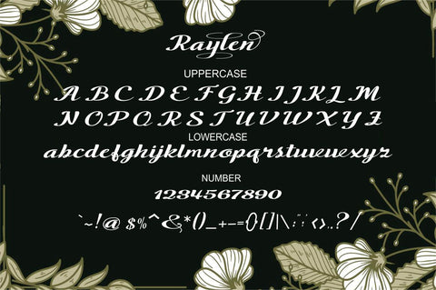 The Raylen Font Rama Type 