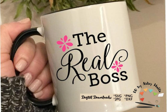 The Real Boss - Administrative Professionals Day - Secretary's Day SVG The Artsy Spot 