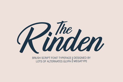 The Rinden Font Megatype 