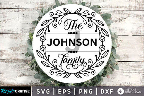 The roberts family SVG Design SVG Regulrcrative 