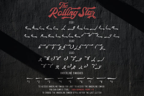 The Rollingstar - Stylish Bold Script Font studioalmeera 