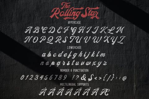 The Rollingstar - Stylish Bold Script Font studioalmeera 