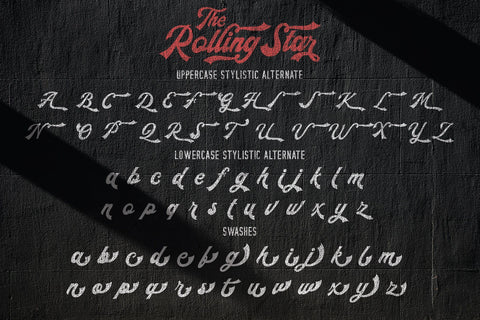 The Rollingstar - Stylish Bold Script Font studioalmeera 