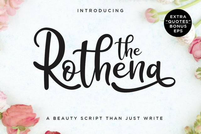 The Rothena Script Font Haksen 