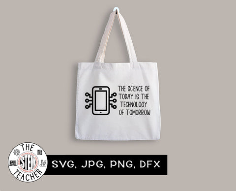 The science of today is the technology of tomorrow SVG The STEM Teacher 