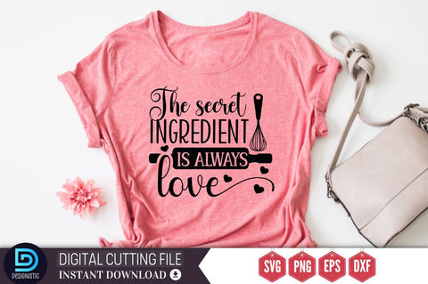 The secret ingredient is always love SVG SVG DESIGNISTIC 