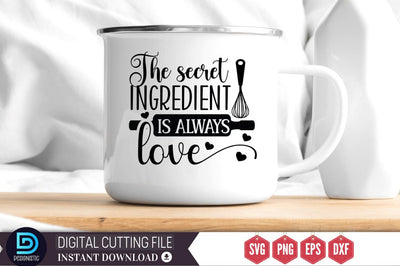 The secret ingredient is always love SVG SVG DESIGNISTIC 
