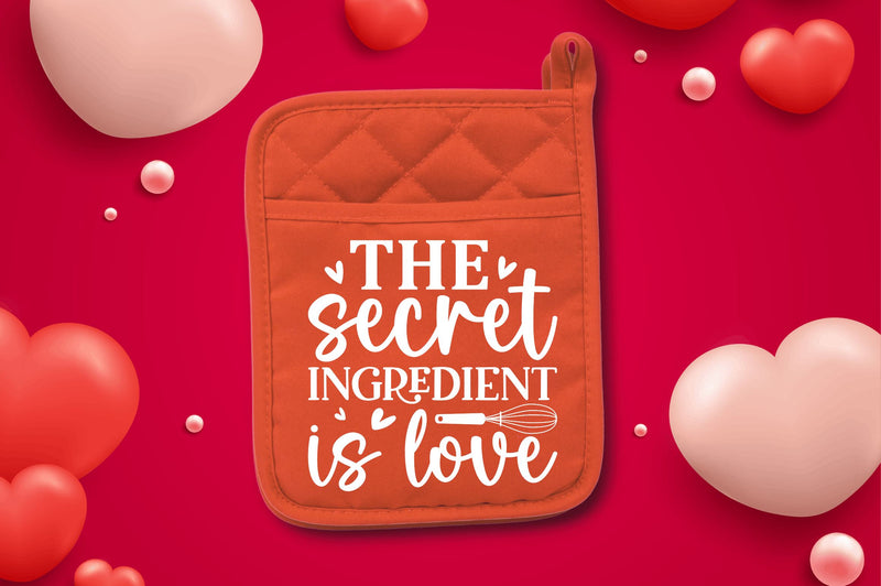 The secret ingredient is love SVG So Fontsy
