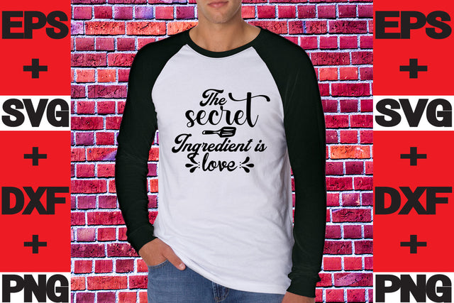 The secret ingredient is love SVG svgteam 