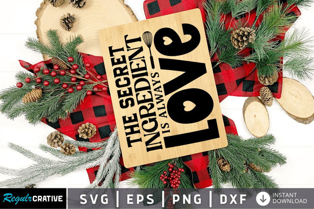 The secret ingredient SVG SVG Regulrcrative 