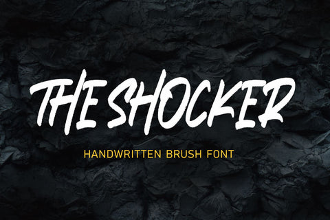 THE SHOCKER Font Mozarella 